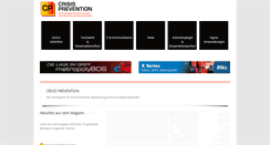 Desktop Screenshot of crisis-prevention.de