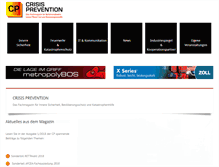 Tablet Screenshot of crisis-prevention.de